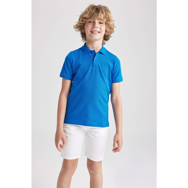 DEFACTO Boy Regular Fit 2-pack Short Sleeve Polo T-Shirt