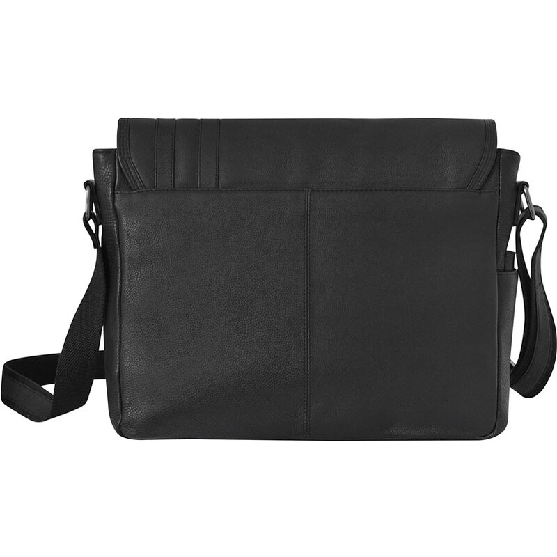 Velká černá pánská kožená taška Mercucio L250856-5