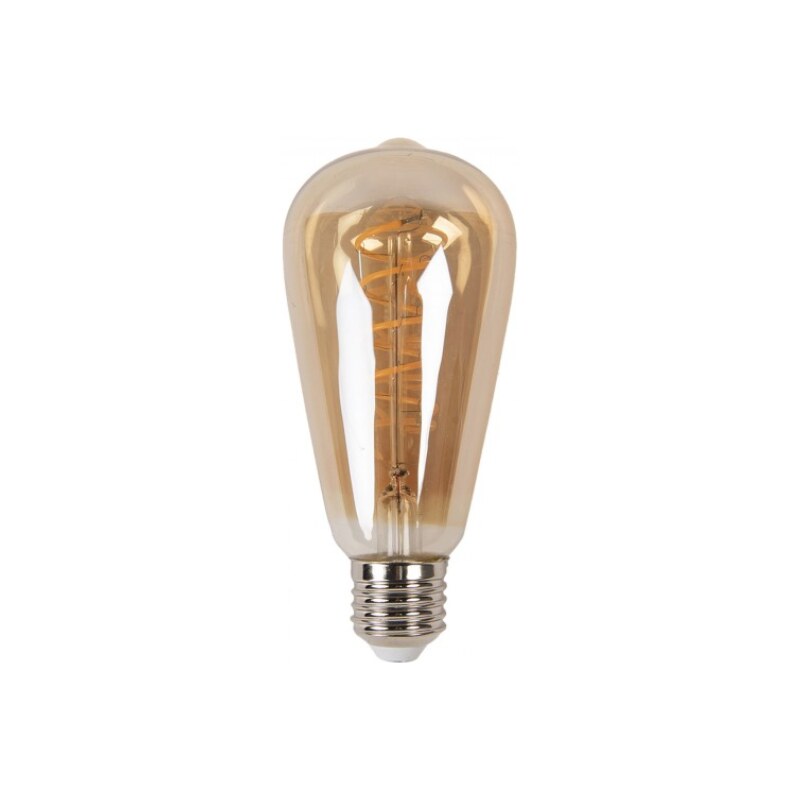 LED žárovka Antique LED Bulb Spiral 5W začouzená