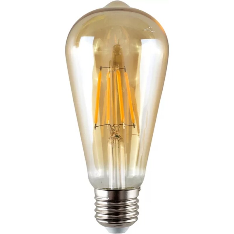 LED Retro Edison žárovka 8W začouzená