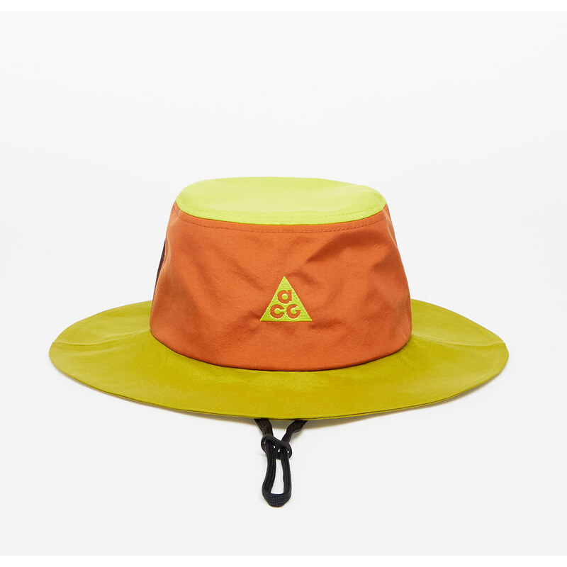 Klobouk Nike ACG Bucket Hat Dark Russet/ Moss/ Earth/ Bright Cactus