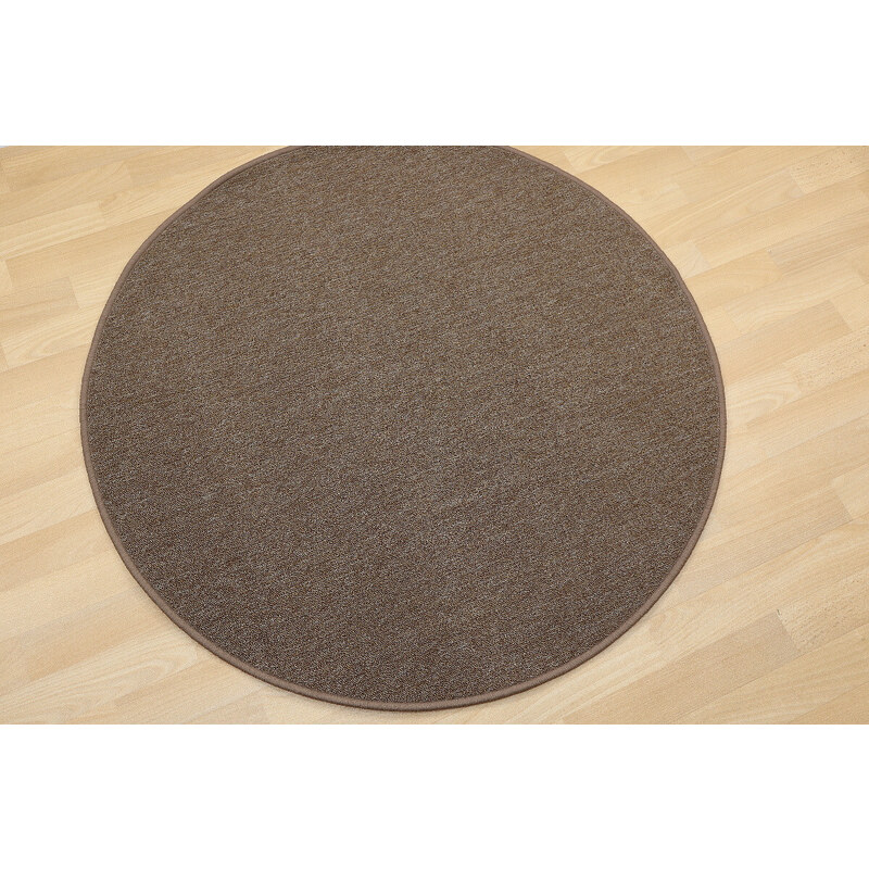 Vopi koberce Kusový koberec Astra hnědá kruh - 57x57 (průměr) kruh cm