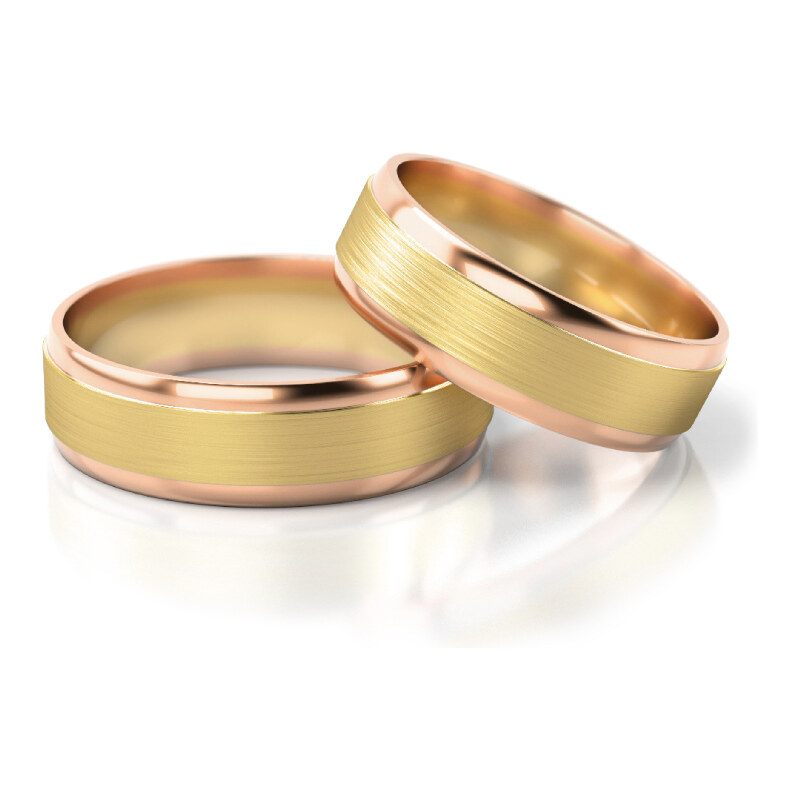 Linger Zlaté snubní prsteny 2136