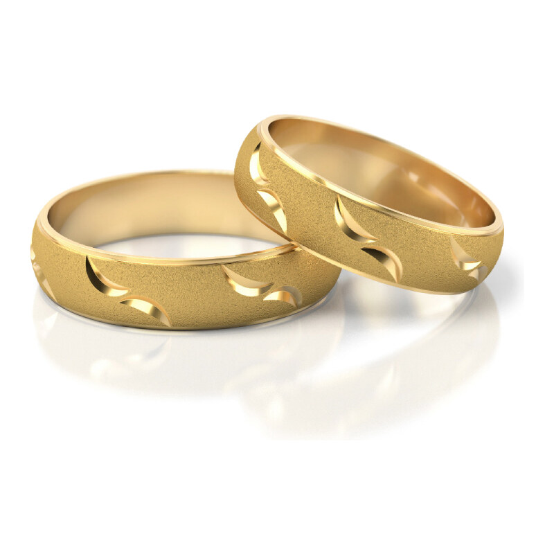 Linger Zlaté snubní prsteny 1130