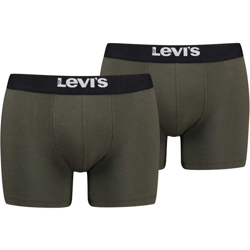 LEVIS  Boxerky khaki / černá / bílá