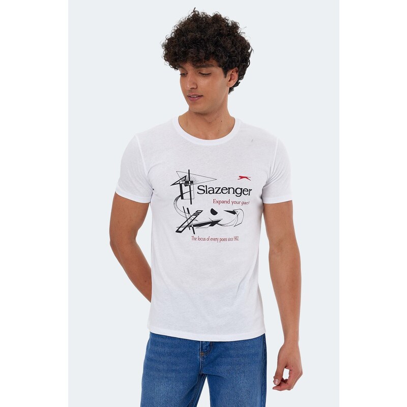 Slazenger Karel Pánské tričko bílé