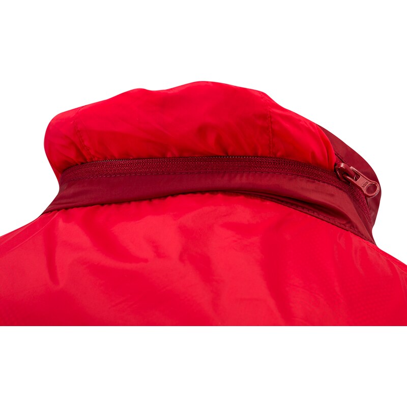 Pánská větruvzdorná bunda Silvini Gela červená/vínová
