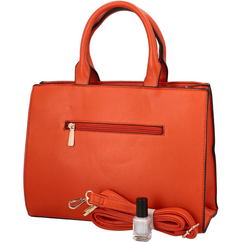 Coveri Elegantní kabelka do ruky Penelope, oranžová