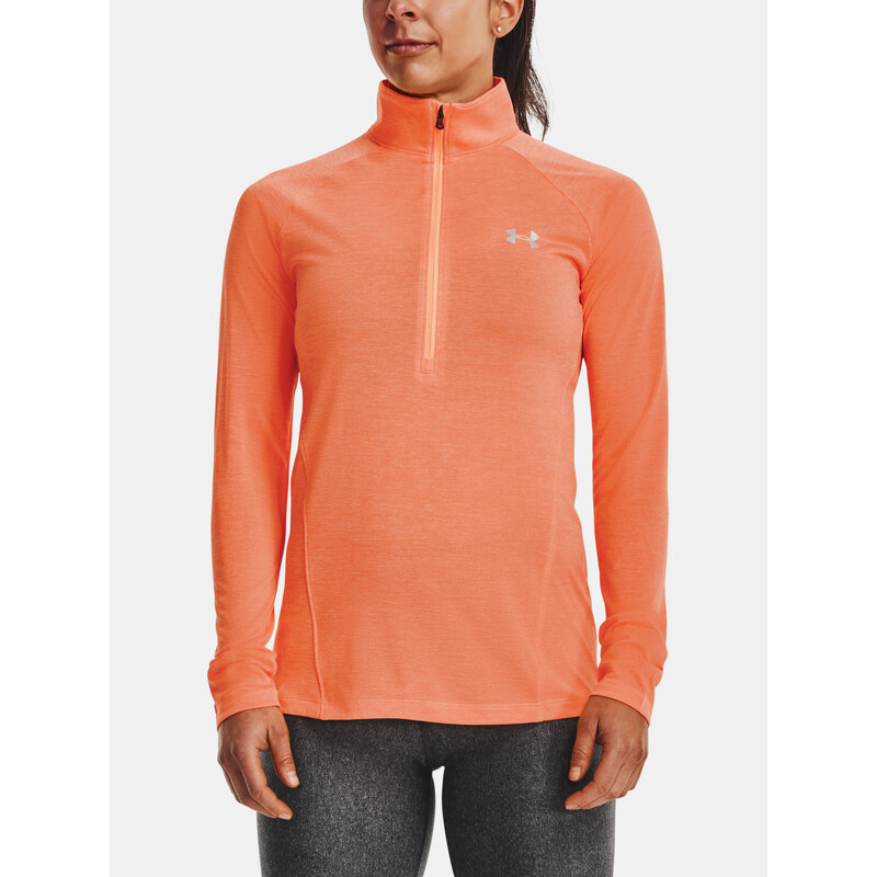 Tričko Under Armour Tech 1/2 Zip - Twist-ORG - Dámské