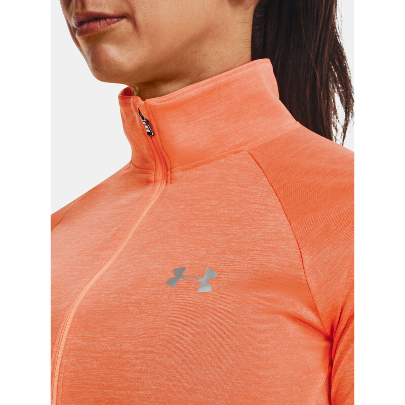 Tričko Under Armour Tech 1/2 Zip - Twist-ORG - Dámské