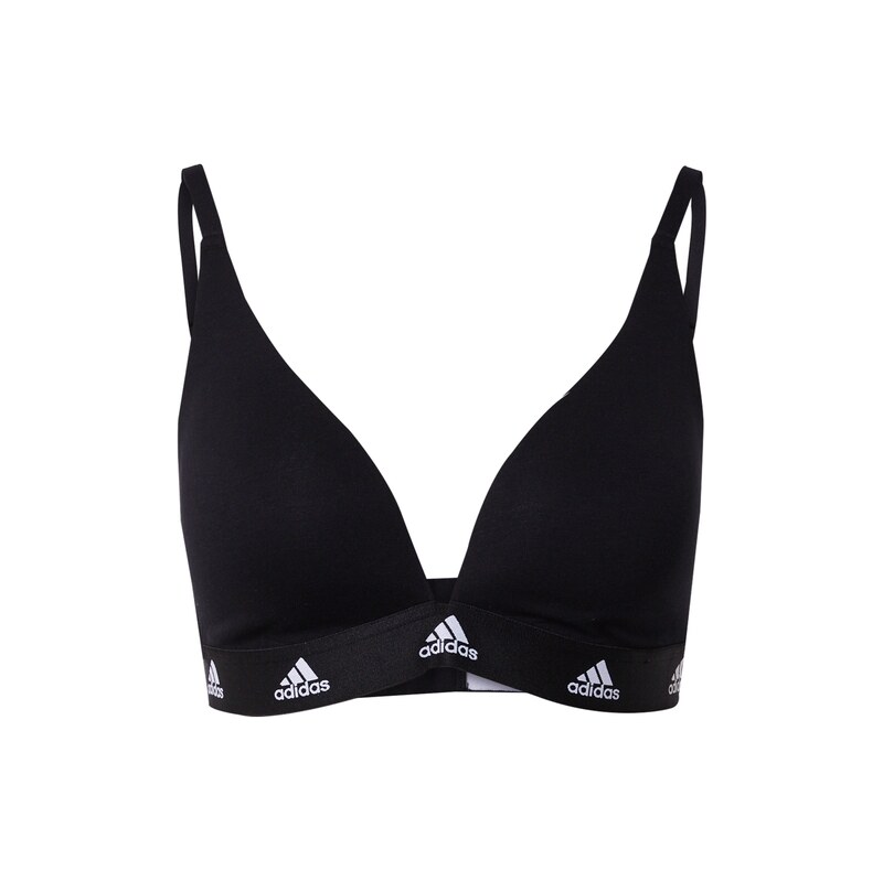 ADIDAS SPORTSWEAR Sportovní podprsenka černá / bílá