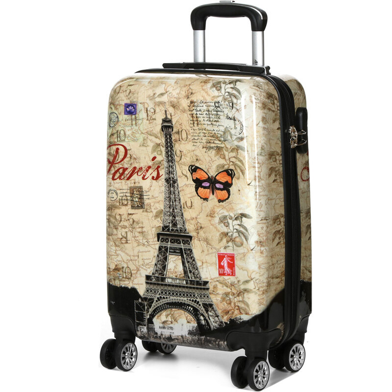 Cestovní kufr Madisson Vieux Paris S béžový 43 l