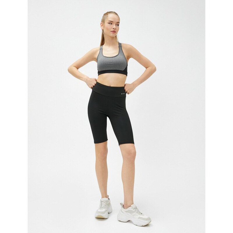 Koton Biker Sports Leggings High Waist