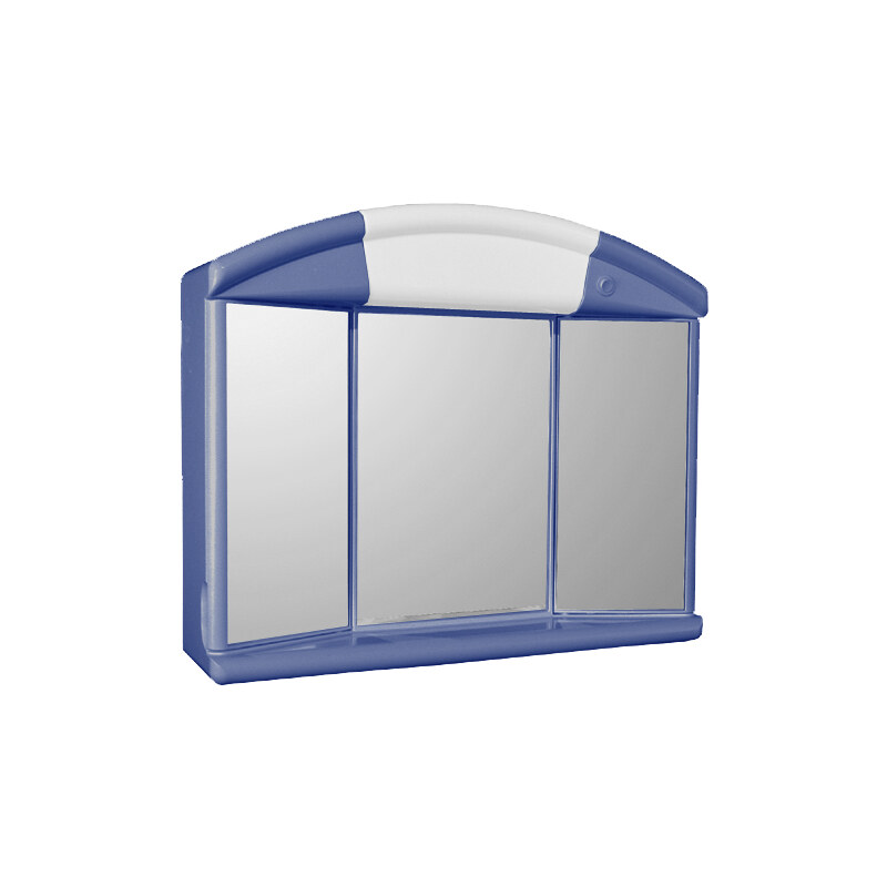 Jokey Plastik SALVA (SOLO) M Zrcadlová skříňka - modrá