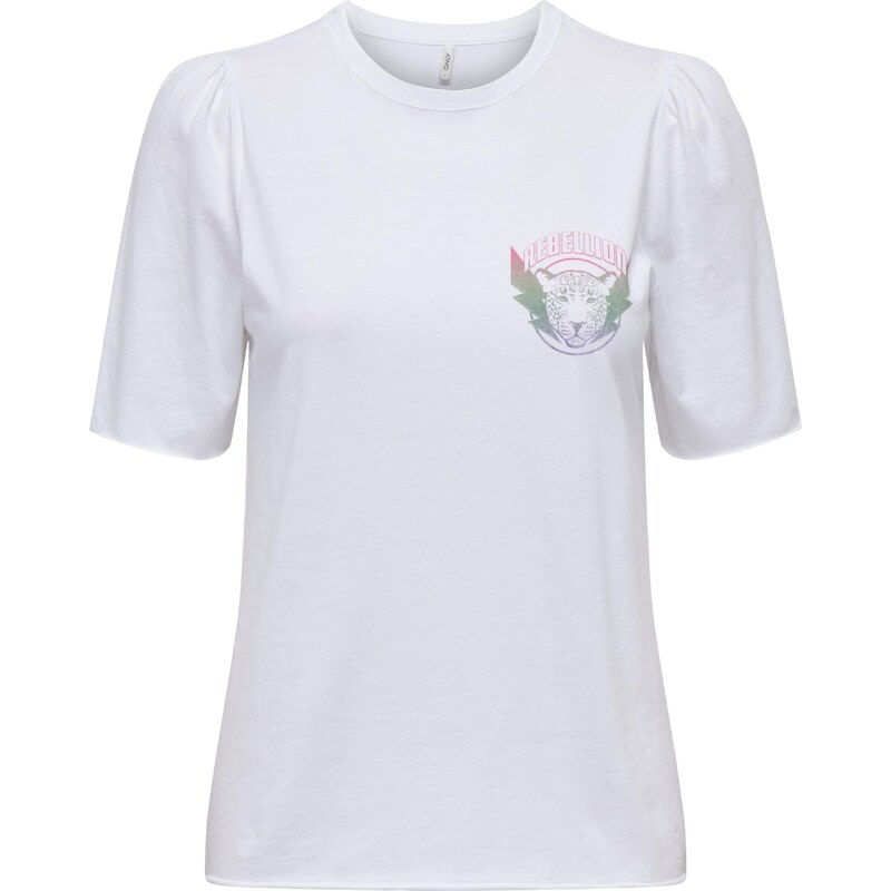 ONLY Tričko zelená / tmavě fialová / pink / bílá 82276983