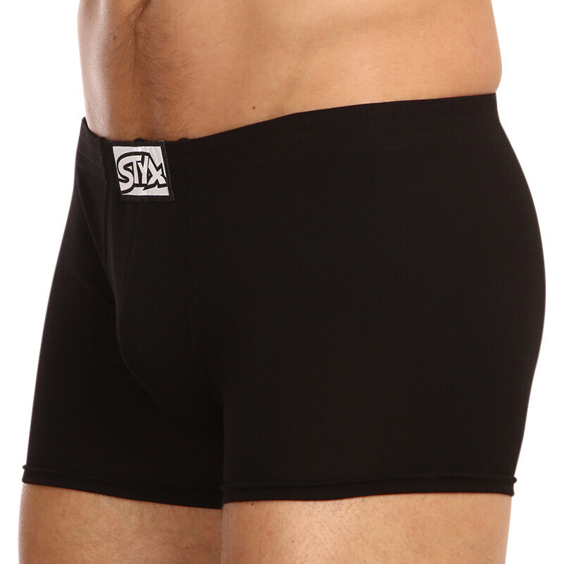 3PACK pánské boxerky Styx klasická guma černé (Q9606060)