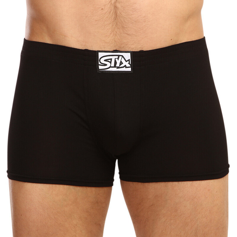 3PACK pánské boxerky Styx klasická guma černé (Q9606060)