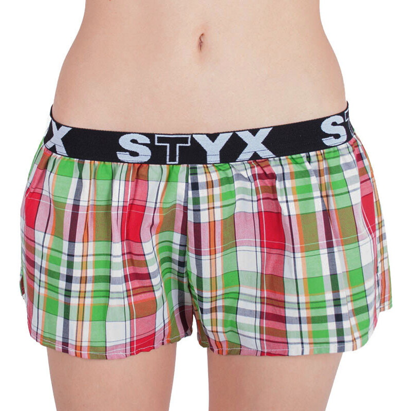 5PACK dámské trenky Styx sportovní guma vícebarevné (T61122263136)