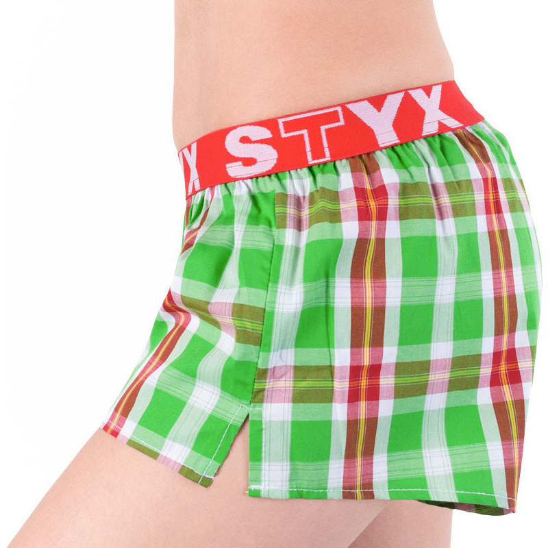 3PACK dámské trenky Styx sportovní guma vícebarevné (T6212233)