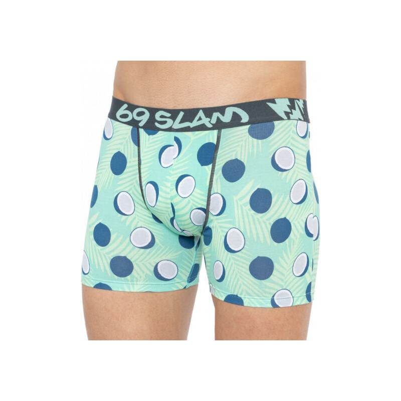 Bez obalu - Pánské boxerky 69SLAM fit bamboo coco blue