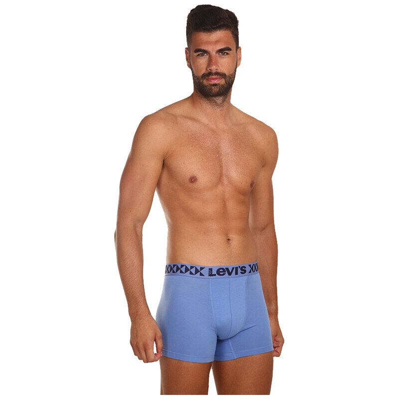 3PACK pánské boxerky Levis modré (701203918 001)