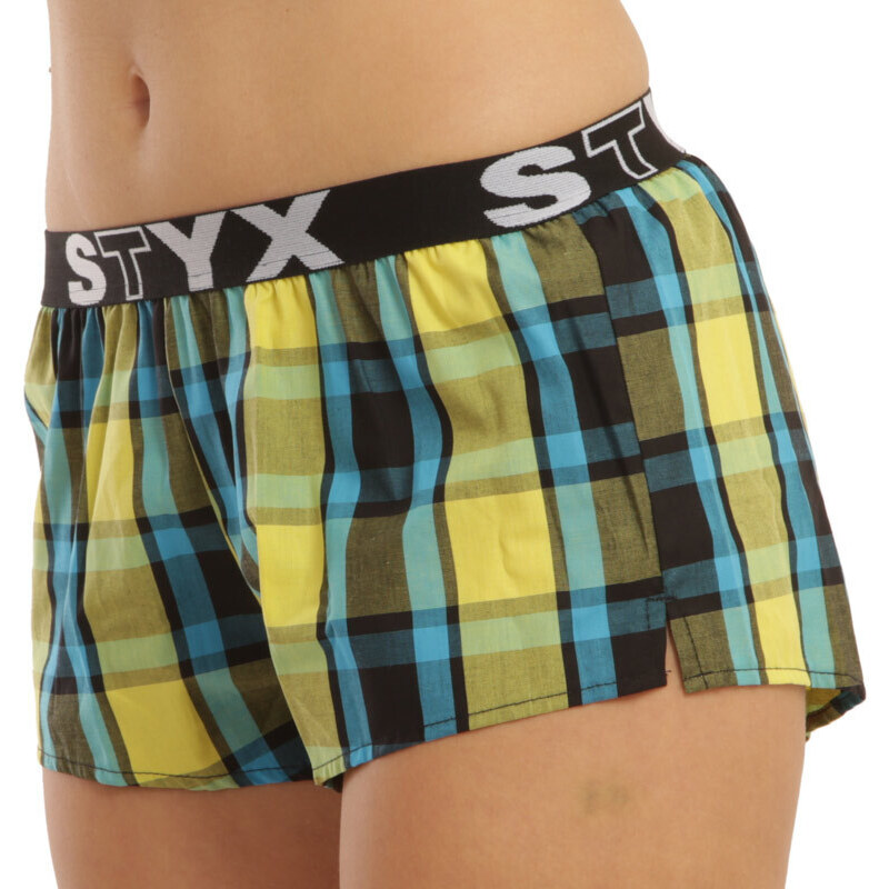 5PACK dámské trenky Styx sportovní guma vícebarevné (T81325262831)