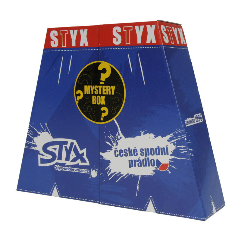 MYSTERY BOX - 5PACK dámské trenky Styx sportovní guma vícebarevné