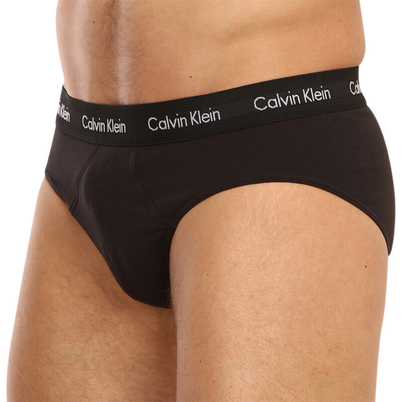 3PACK pánské slipy Calvin Klein černé (U2661G-1UV)