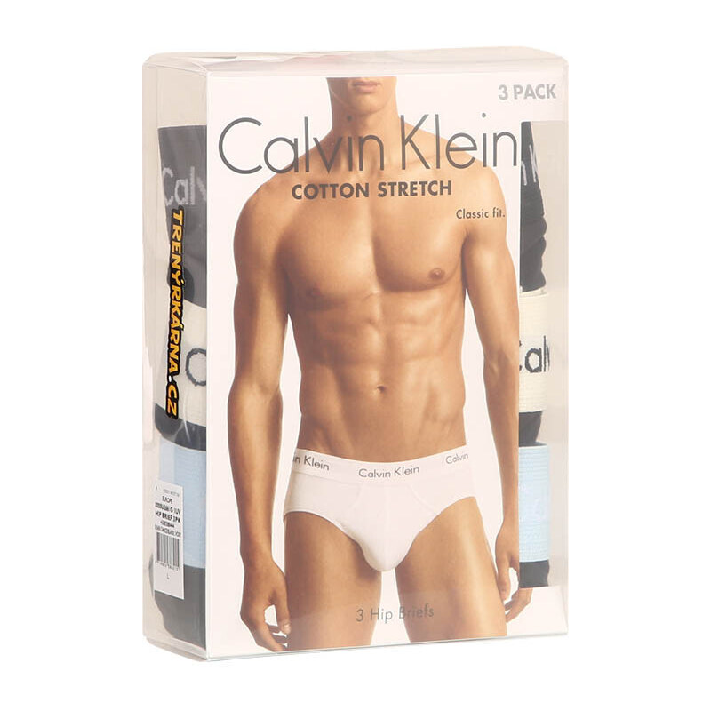 3PACK pánské slipy Calvin Klein černé (U2661G-1UV)