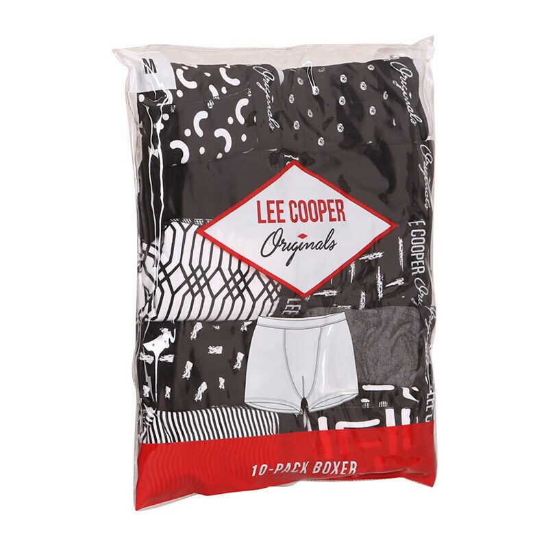 10PACK pánské boxerky Lee Cooper vícebarevné (LCUBOX10P0102-1440169)