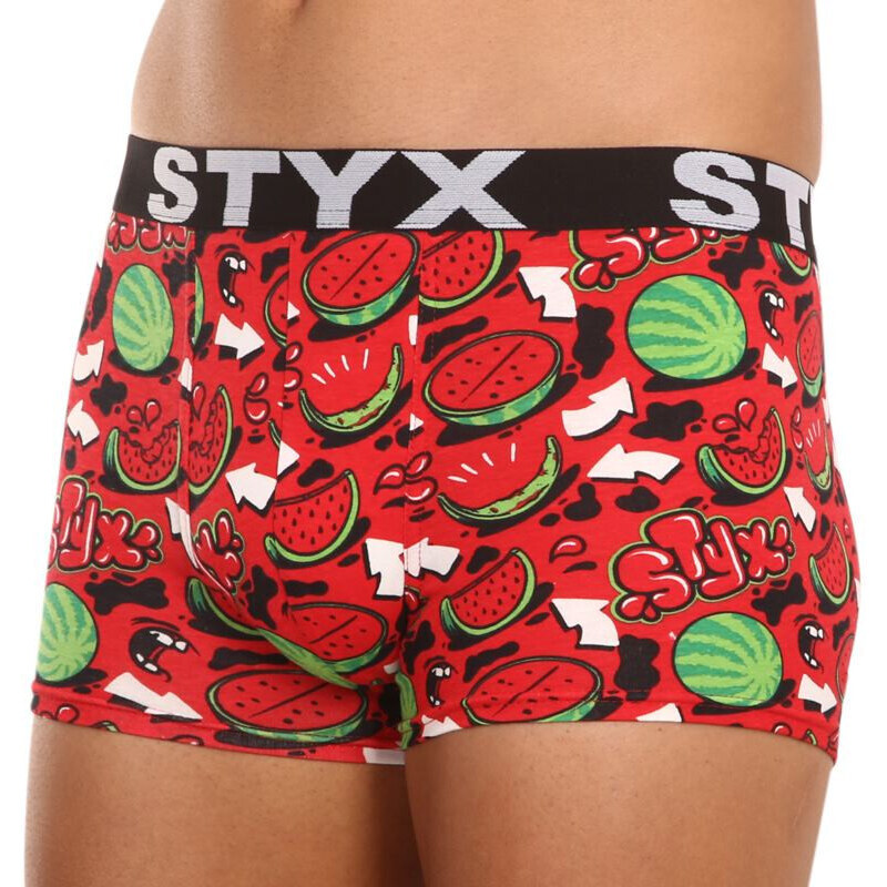 Pánské boxerky Styx art sportovní guma melouny (G1459)