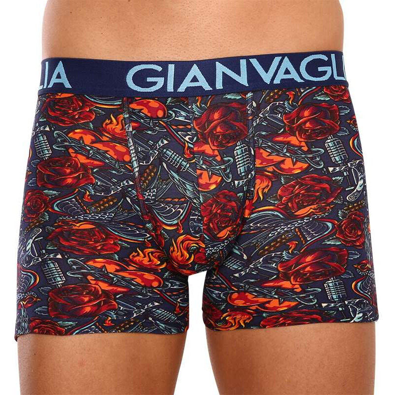 3PACK pánské boxerky Gianvaglia vícebarevné (GVG-5506)