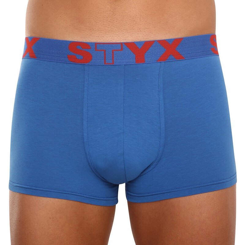 3PACK pánské boxerky Styx sportovní guma modré (3G96789)