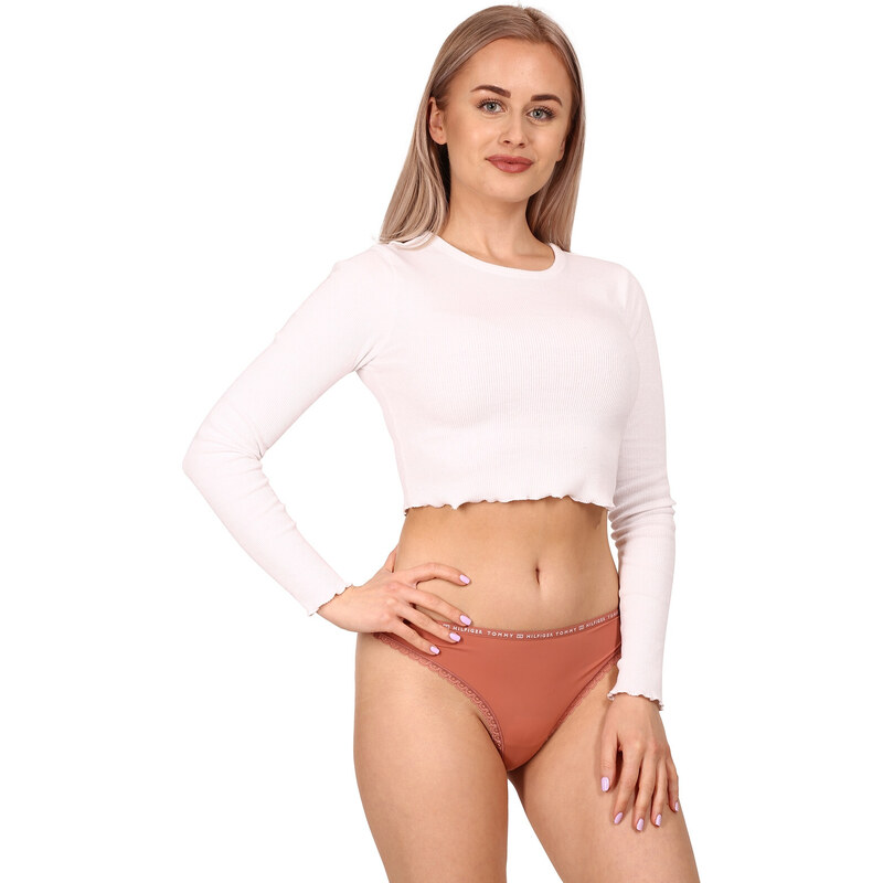 3PACK dámská tanga Tommy Hilfiger vícebarevná (UW0UW02824 0TG)