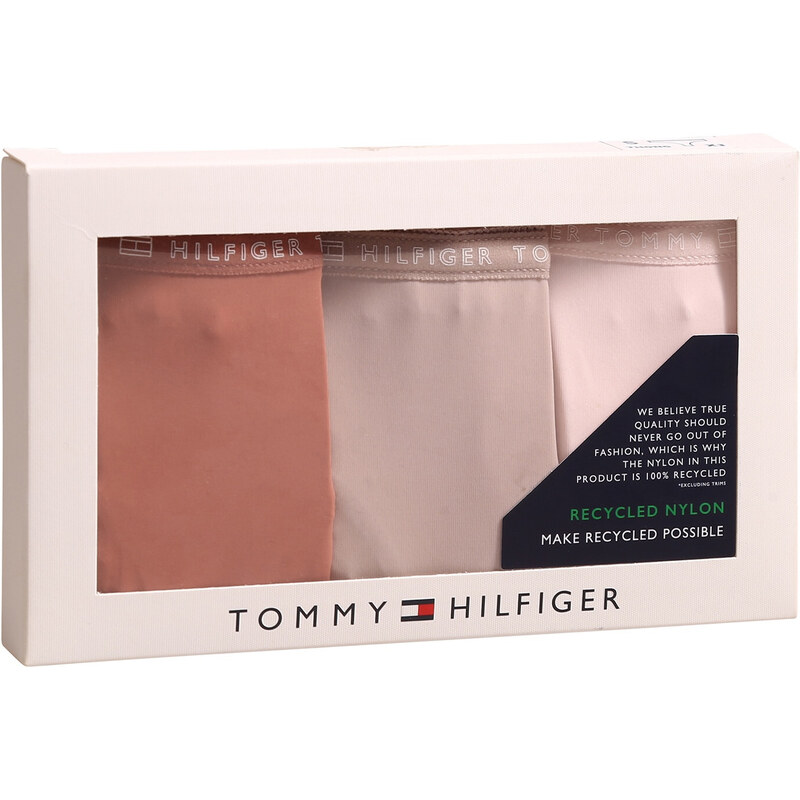 3PACK dámská tanga Tommy Hilfiger vícebarevná (UW0UW02824 0TG)