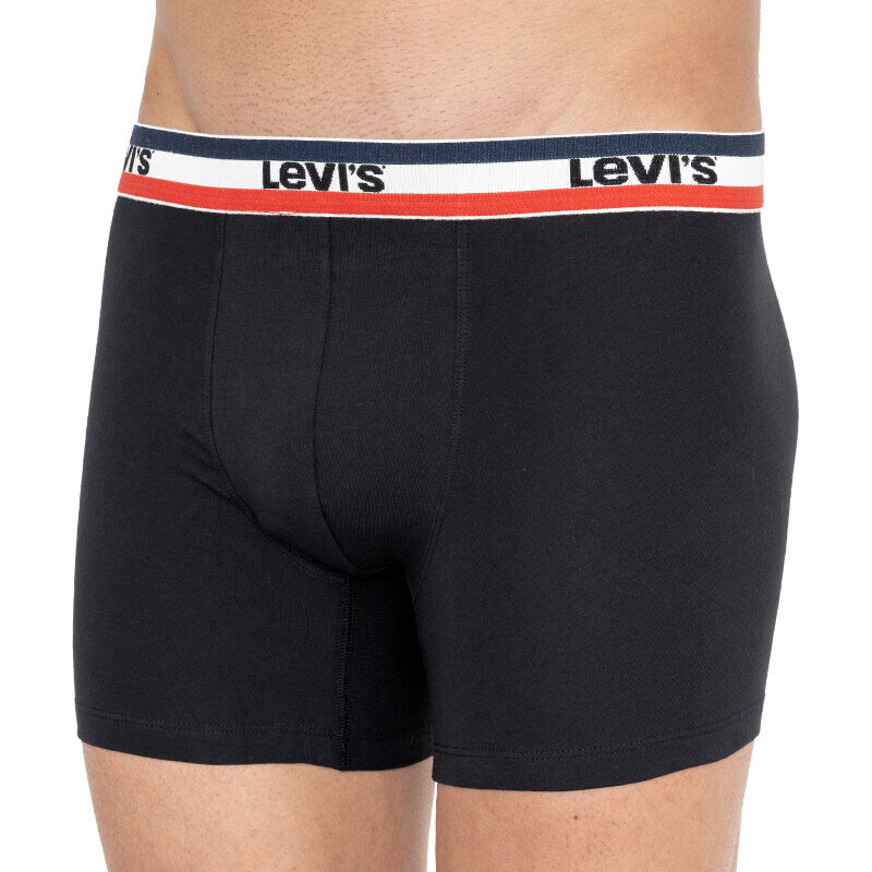 Levi's 2PACK pánské boxerky Levis černé