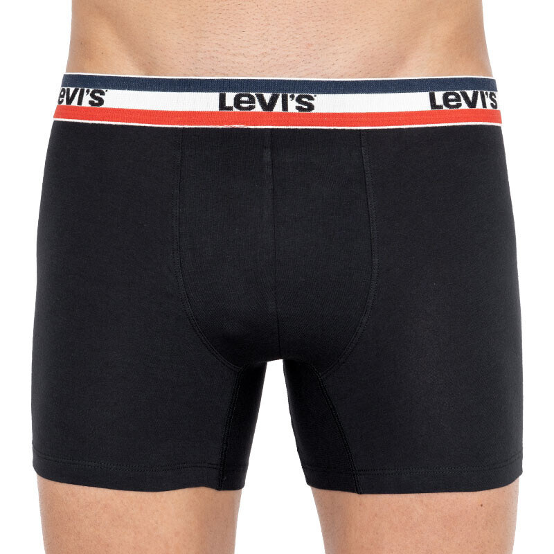 Levi's 2PACK pánské boxerky Levis černé