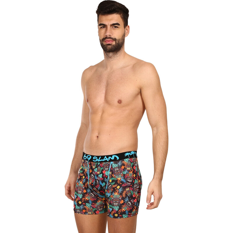 Pánské boxerky 69SLAM fit hawaiian tiki (MBYHWT-PO)