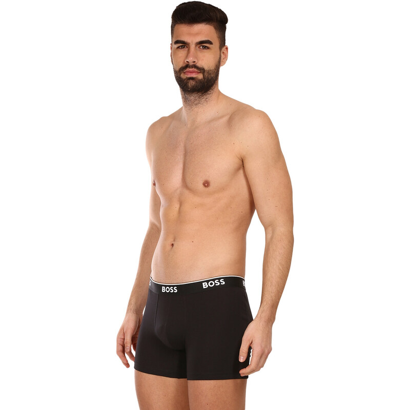 3PACK pánské boxerky BOSS černé (50475282 001)