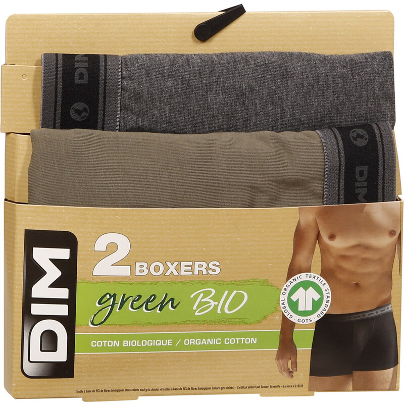 2PACK pánské boxerky DIM vícebarevné (DI000A6C-A9S)