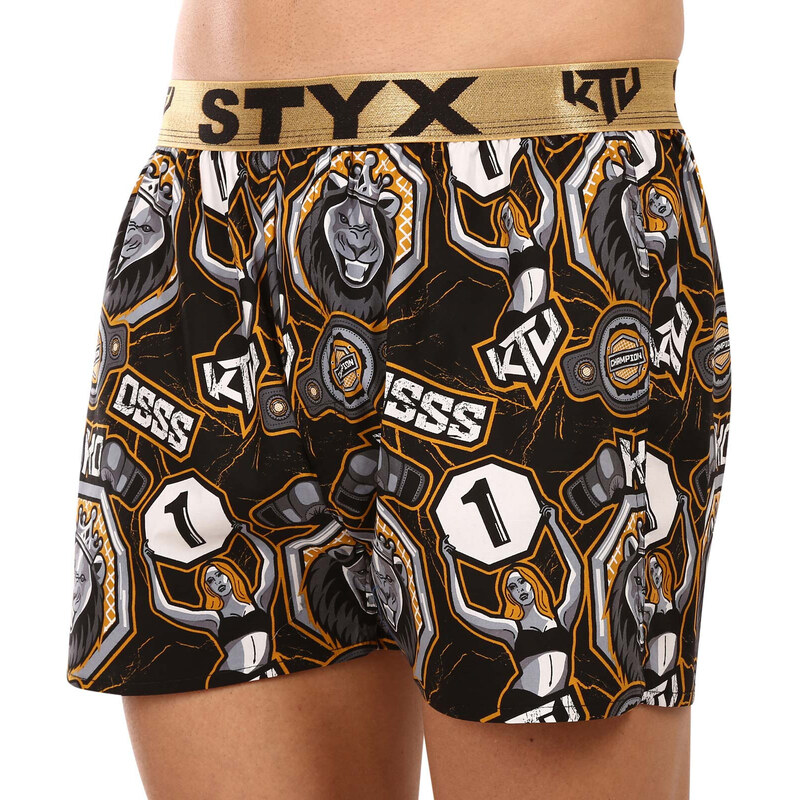 2PACK pánské trenky Styx art / KTV sportovní guma (2BT1655)