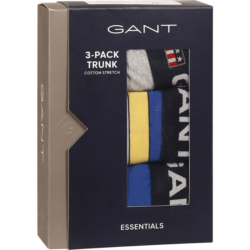 3PACK pánské boxerky Gant vícebarevné (902313073-447)