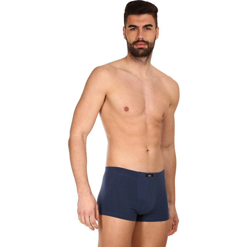 4PACK pánské boxerky S.Oliver tmavě modré