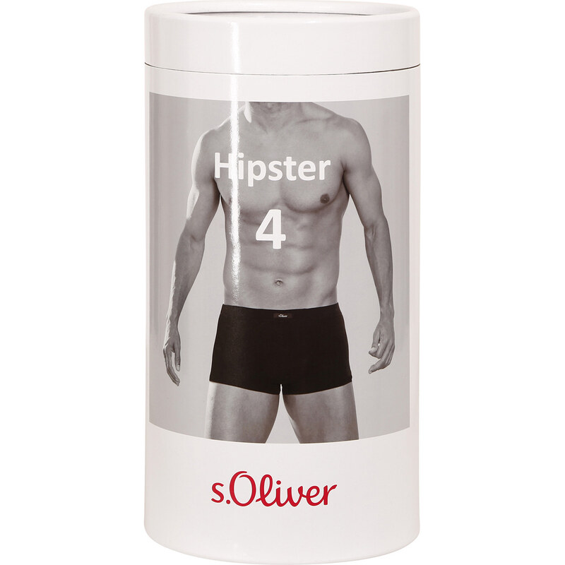 4PACK pánské boxerky S.Oliver černé (MH-35H-48706757)