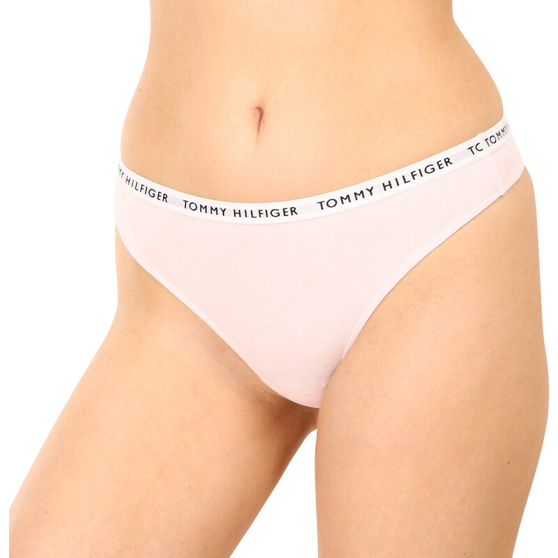 3PACK dámská tanga Tommy Hilfiger vícebarevná (UW0UW04558 0Y3)