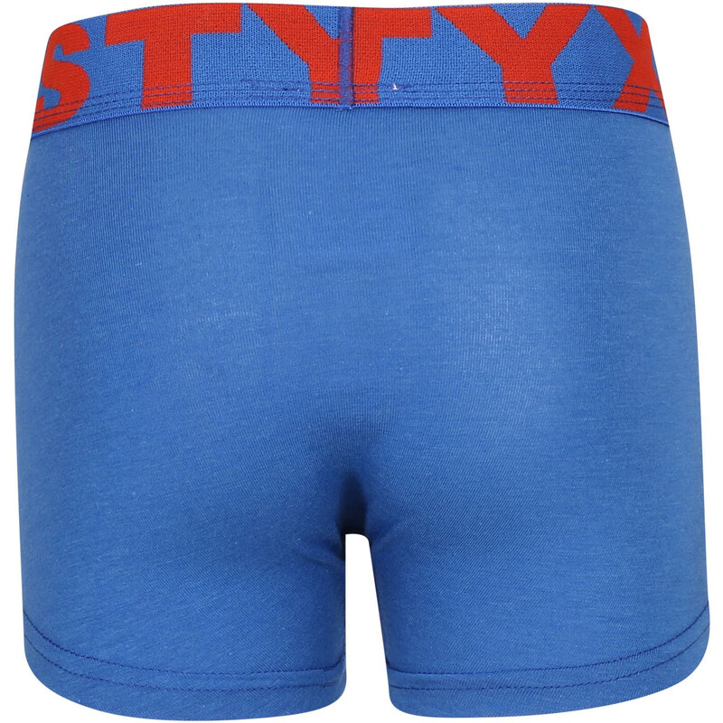 Dětské boxerky Styx sportovní guma modré (GJ967) 6-8 let