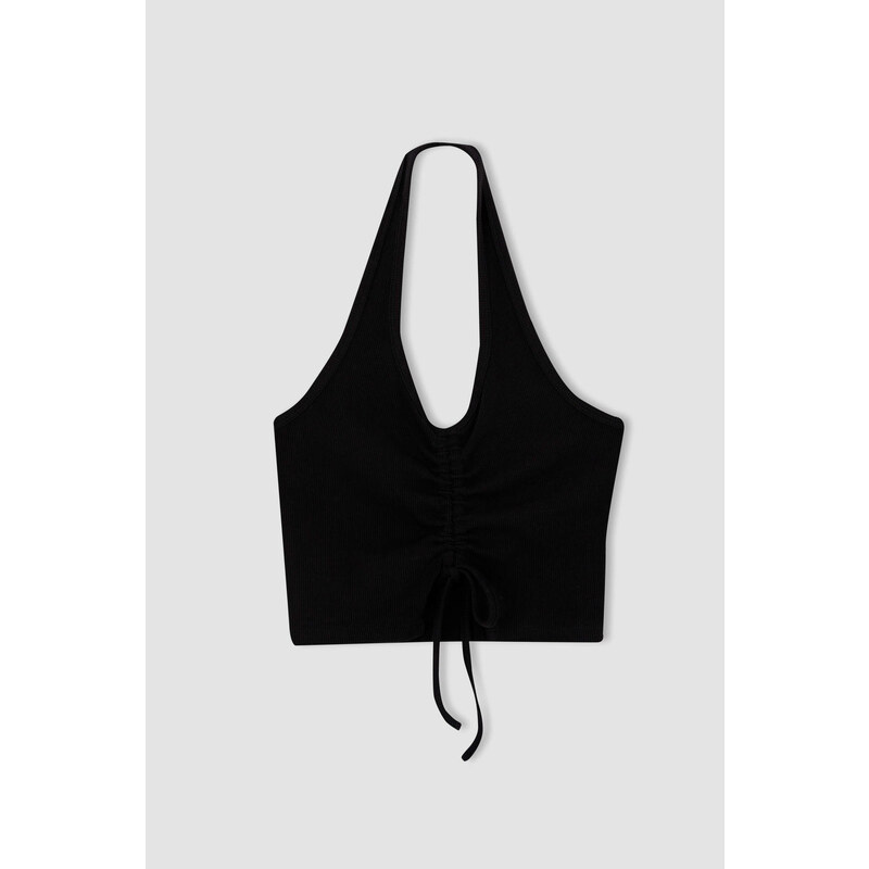 DEFACTO Cool Fitted Ribbed Camisole Singlet