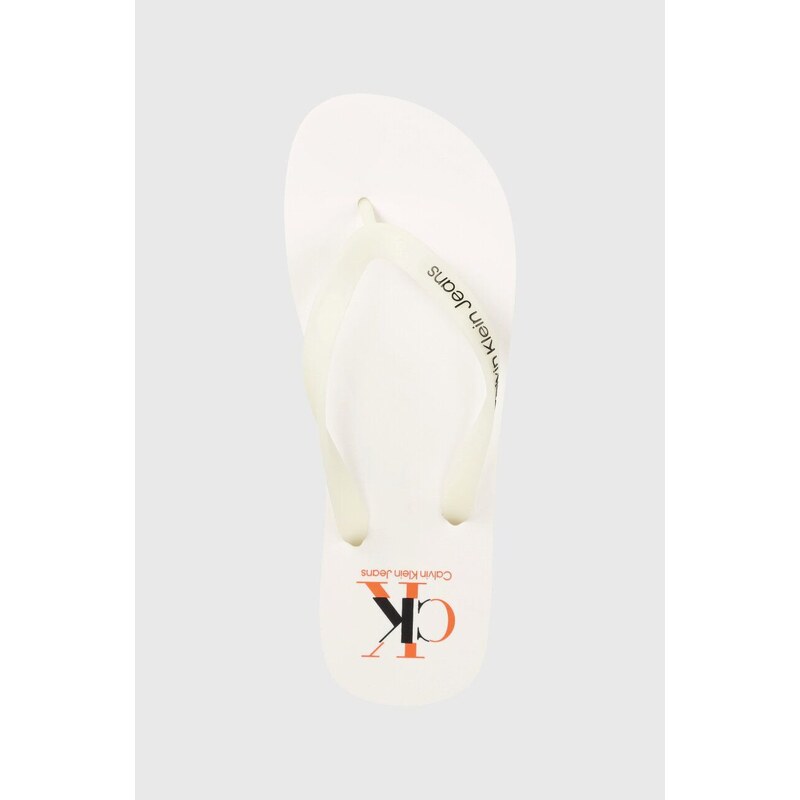 Žabky Calvin Klein Jeans BEACH SANDAL AOP pánské, černá barva, YM0YM00656