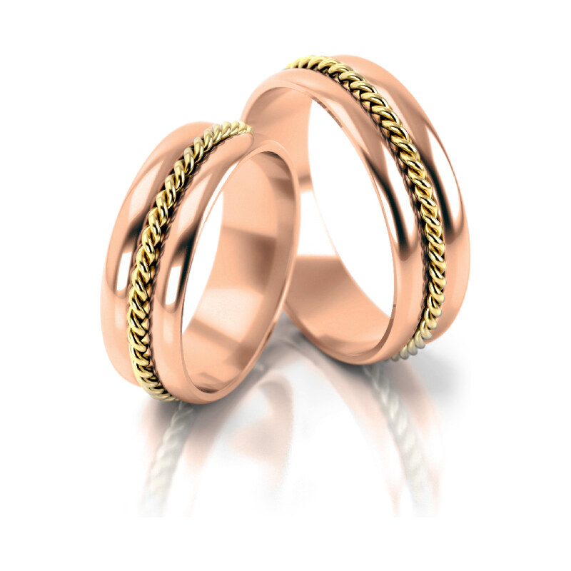 Linger Zlaté snubní prsteny 4185