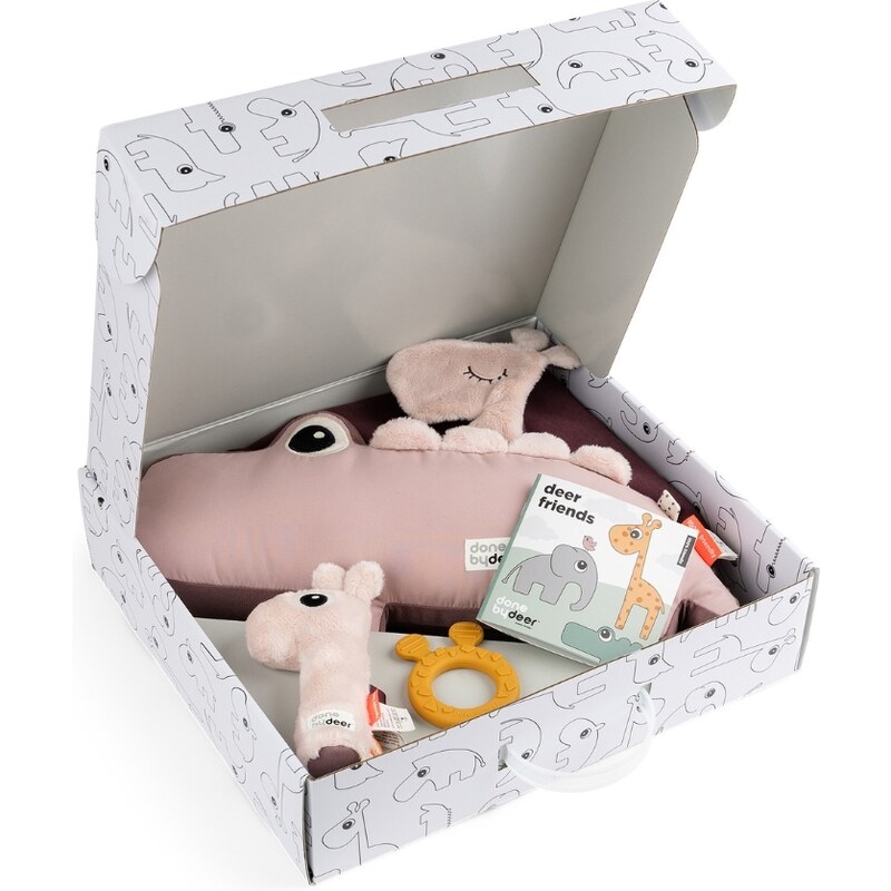 Růžový dětský dárkový box Done by Deer Play time